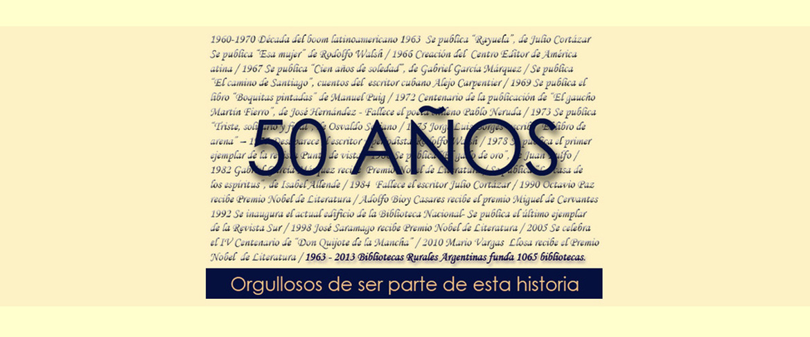 Bibliotecas Rurales Argentinas es una asociación civil fundada en 1963 con el objeto de garantizar el acceso igualitario a los contenidos culturales en todo el país.